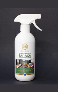 Уничтожитель запаха "Кошачьих меток мочи", 0,5 л. Odor remover for "Cat urine marks", 0.5 l.